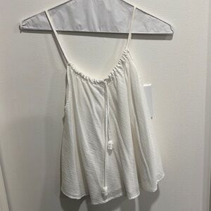White linen blouse